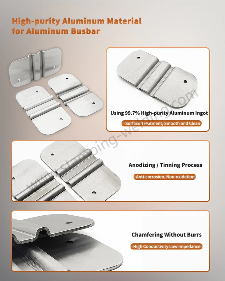 Aluminium Bus Bars for Cell Connection Aluminium Bus Bars for Cell Connection