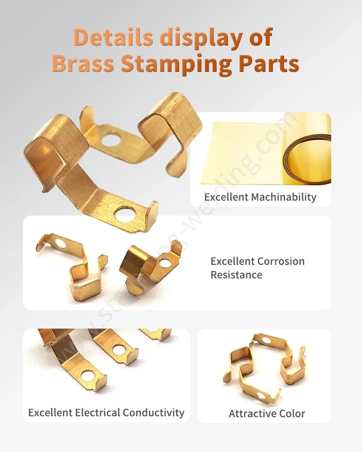 Details display of Brass precision stamped parts Details display of Brass precision stamped parts