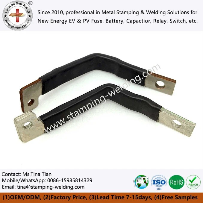 Copper Foil Flexible Busbar Connector Copper Foil Flexible Busbar Connector