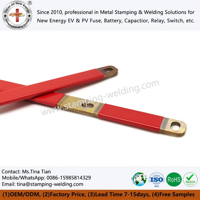 PVC Dipping Insulated Battery Busbar Connector PVC Dipping Insulated Battery Busbar Connector