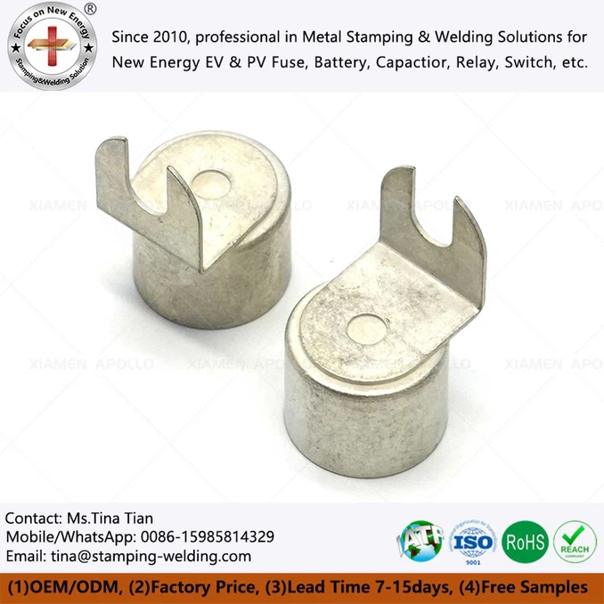 Tin Plated Copper End Caps Tin Plated Copper End Caps