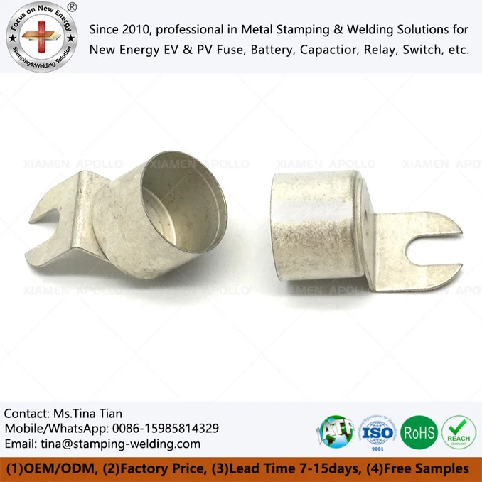 Tin Plated Copper End Caps Tin Plated Copper End Caps