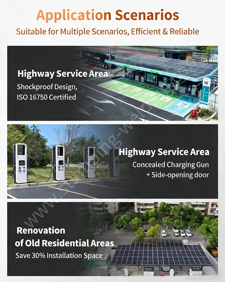 Application Scenarios for EV charging cabinet Application Scenarios for EV charging cabinet
