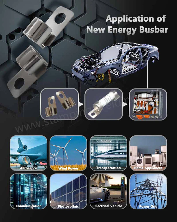 Application of End cap and contact Application of End cap and contact