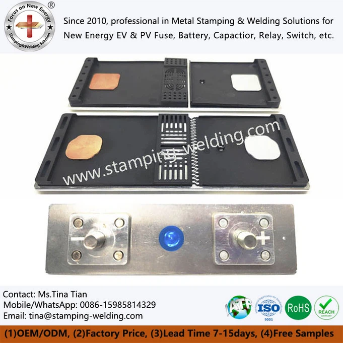 Aluminum cover plate for batteries Aluminum cover plate for batteries