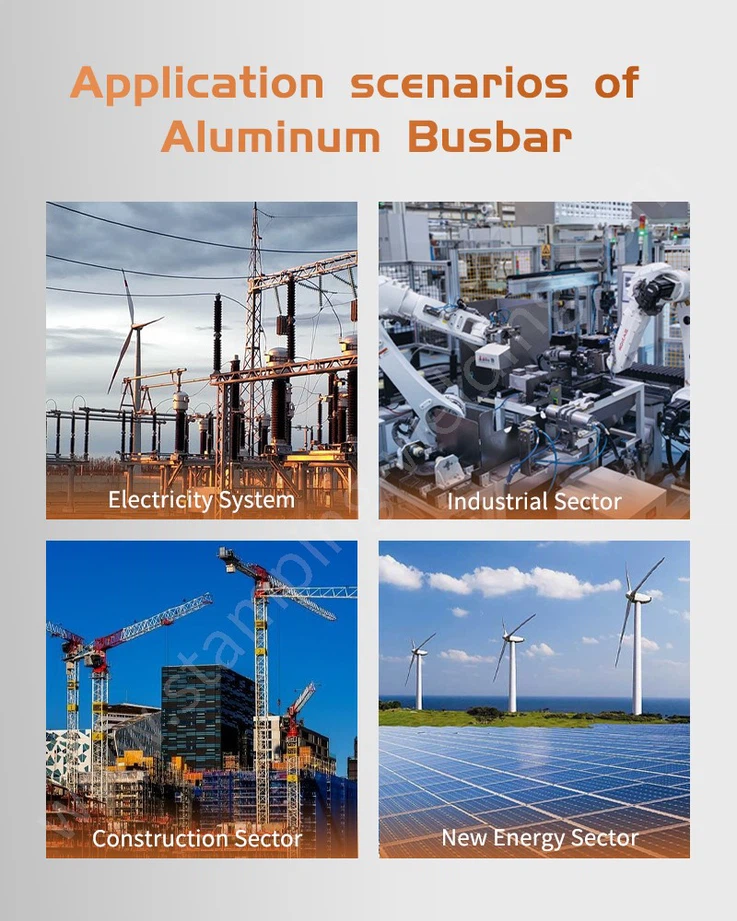Application scenarios of Aluminum Busbar Electrical Power Connector Application scenarios of Aluminum Busbar Electrical Power Connector