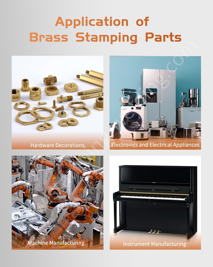 Application of Sheet metal brass stamping Application of Sheet metal brass stamping