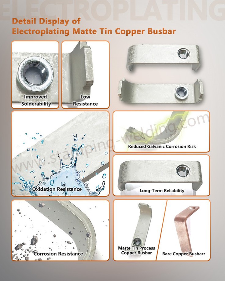 Detail Display of Tinned Copper Flat bar Detail Display of Tinned Copper Flat bar