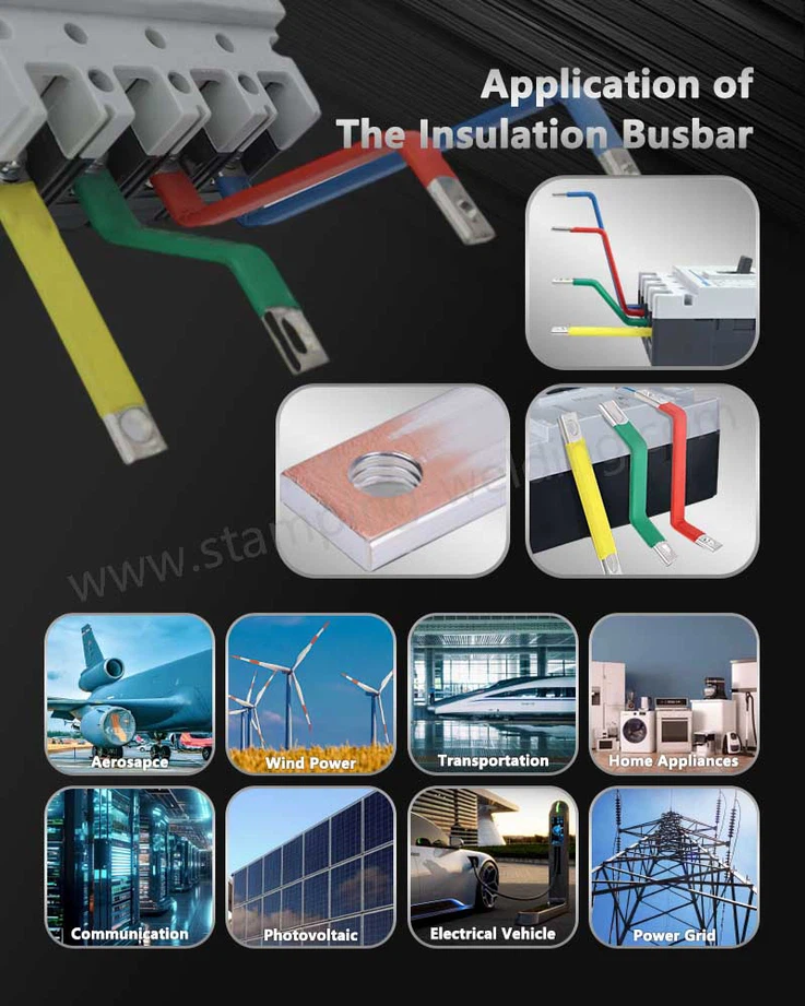 Applications of Insulation coating busbar Applications of Insulation coating busbar