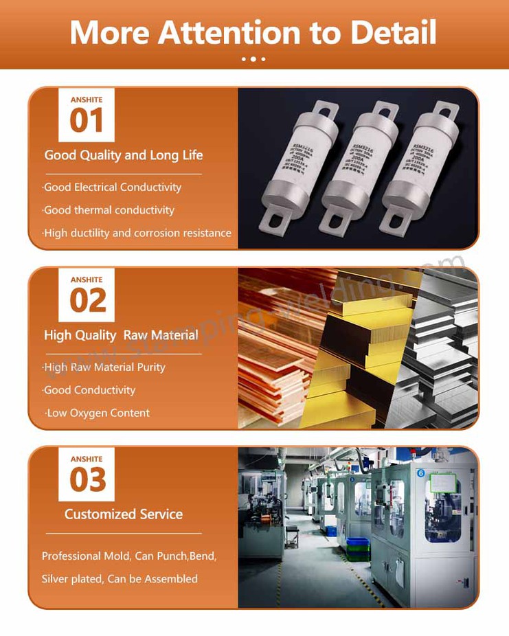 Details show of Copper blade for fast fuse Details show of Copper blade for fast fuse