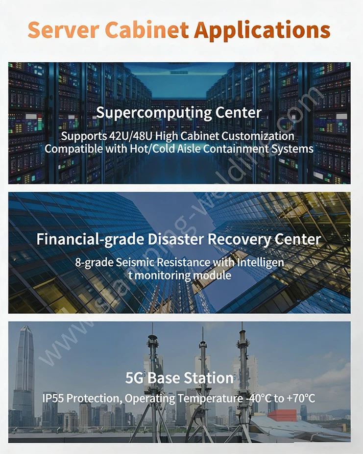 Applications of Server cabinet Applications of Server cabinet