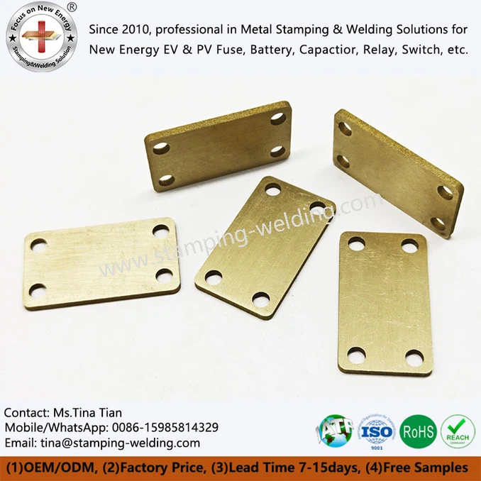 Brass Sheet Metal Parts Terminal Brass Sheet Metal Parts Terminal