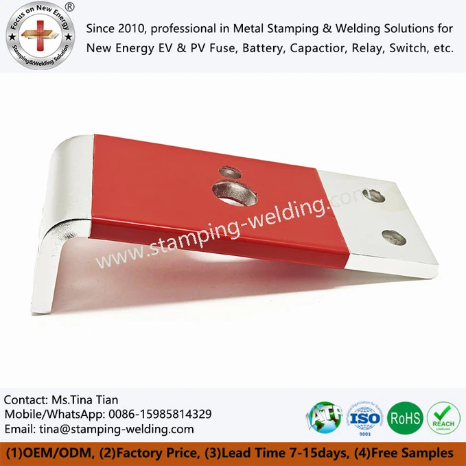 Powder Coated copper busbar Powder Coated copper busbar