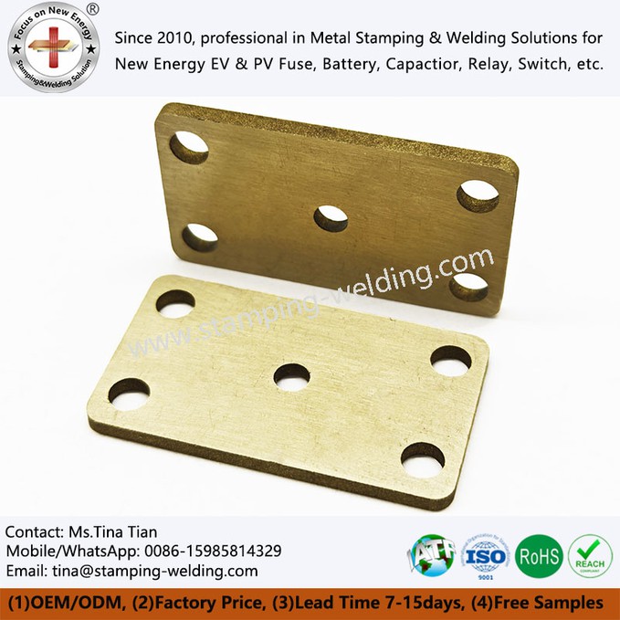 Brass Sheet Metal Parts Terminal Brass Sheet Metal Parts Terminal