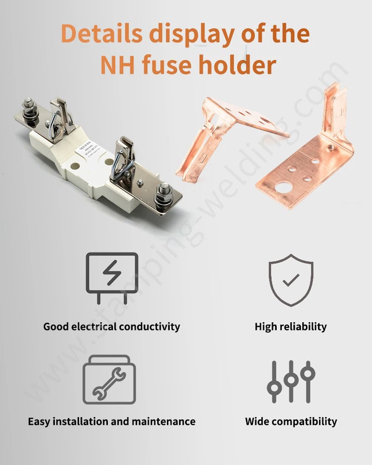 Details display of Copper Holder for Fuse Bases Details display of Copper Holder for Fuse Bases