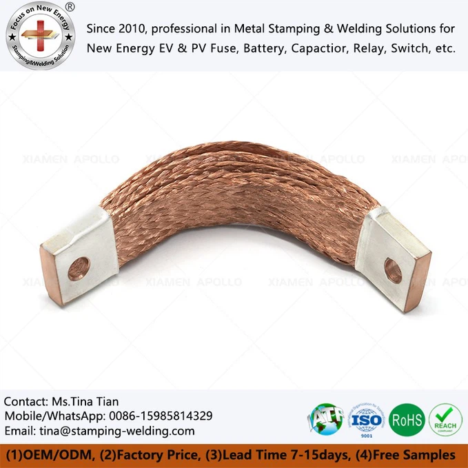 Braided Wire Copper Bus Bar Braided Wire Copper Bus Bar