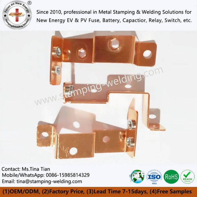 Copper Battery Bus Bar Copper Battery Bus Bar