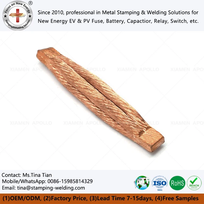 Copper Braided Flexible Busbar Copper Braided Flexible Busbar