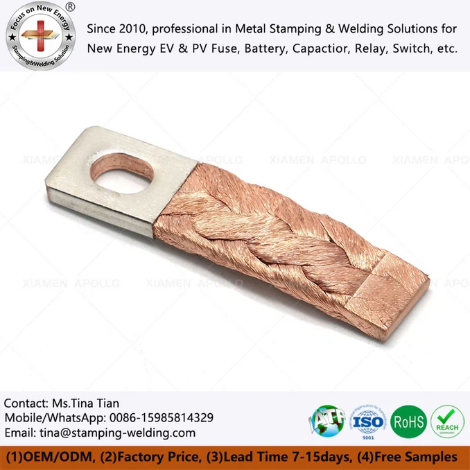 Flexible Braided Copper Busbar Flexible Braided Copper Busbar