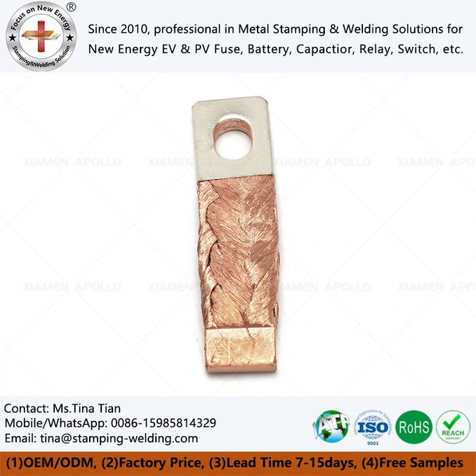 Flexible Braided Copper Busbar Flexible Braided Copper Busbar