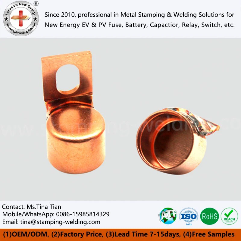 Round Polished Copper End Cap
