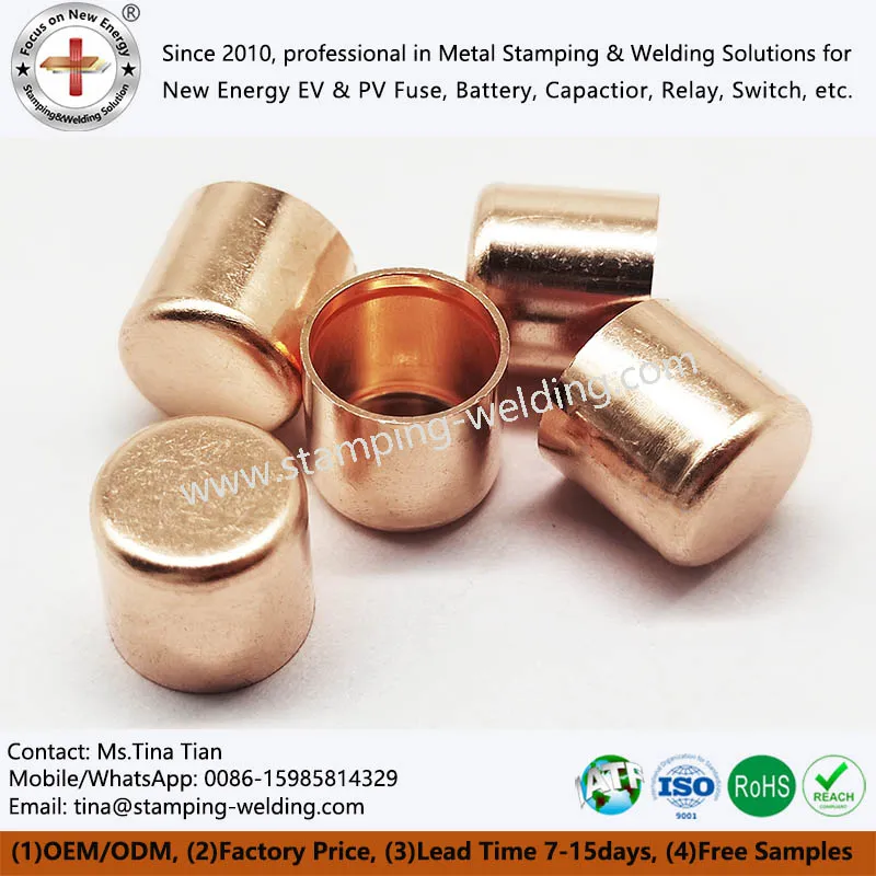 copper end caps copper end caps