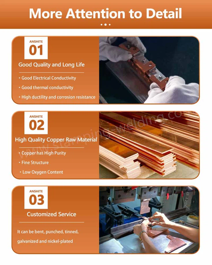 Details of Copper ground Bus Bar Details of Copper ground Bus Bar