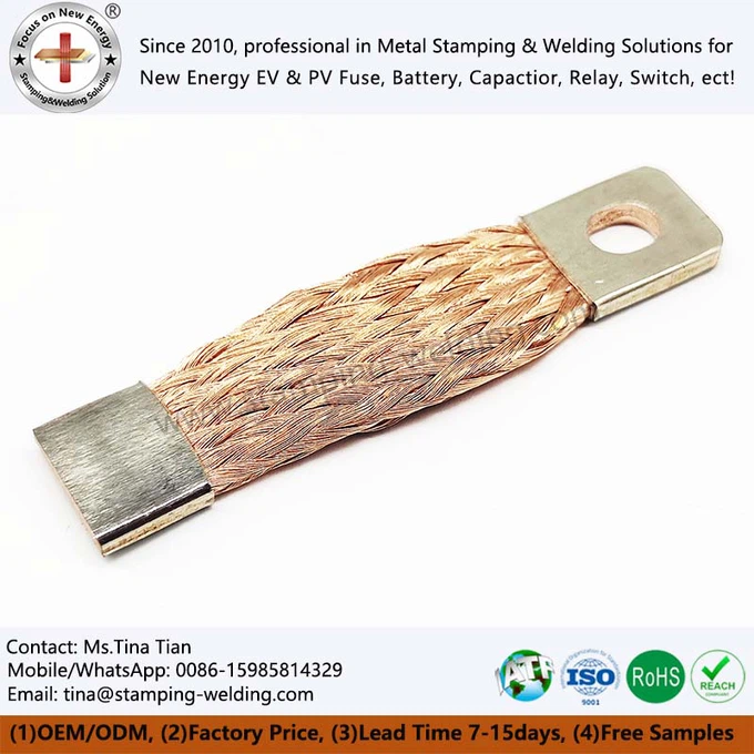 Flexible Braided Copper Busbar Flexible Braided Copper Busbar