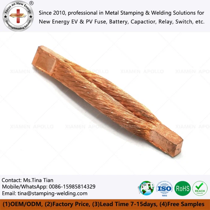 Copper Stranded Flexible Busbar Copper Stranded Flexible Busbar