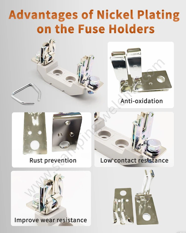 Advantages of nickel plating on the Copper Bases for Knife Type NH Fuse Links Advantages of nickel plating on the Copper Bases for Knife Type NH Fuse Links
