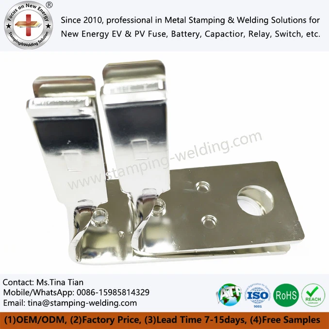 Copper Bases for Knife Type NH Fuse Links Copper Bases for Knife Type NH Fuse Links