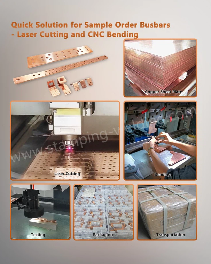Production process of copper grounding busbar Production process of copper grounding busbar