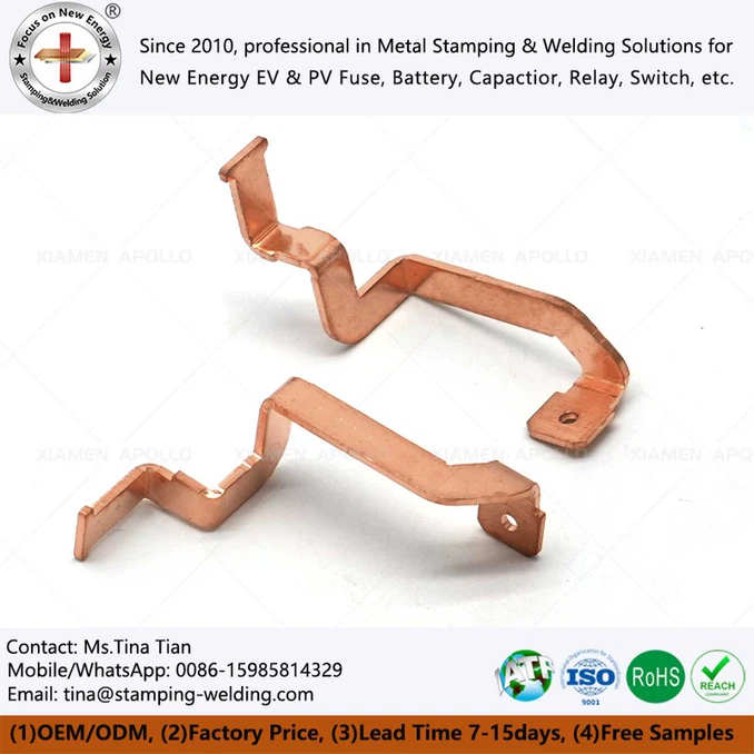 Electrical Copper Stamping Parts Electrical Copper Stamping Parts