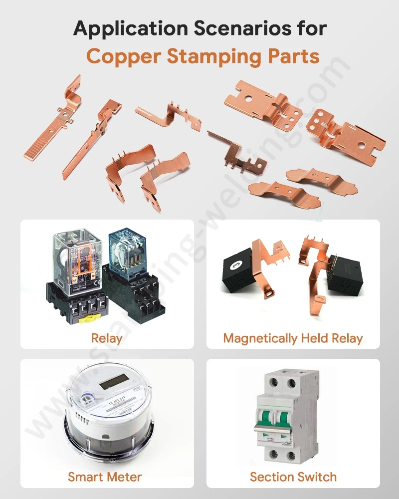 Application Scenarios for Electrical Copper Stamping Parts Application Scenarios for Electrical Copper Stamping Parts
