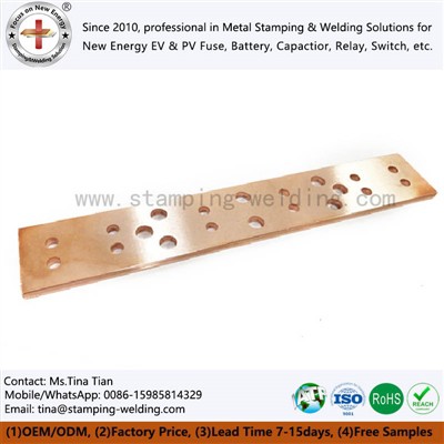 Disassembly Of The Core Working Principle Of Copper Grounding Busbar, Buildin...
