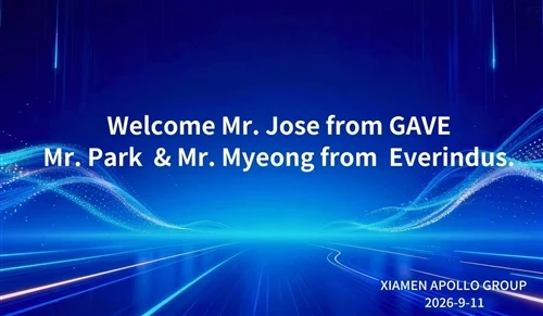 Xiamen Apollo Group Hosts Delegations From Spain’s Gave And South Korea’s Eve...