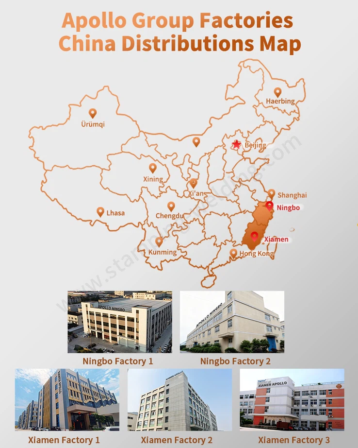 Apollo Group Factories China Distributions Map Apollo Group Factories China Distributions Map
