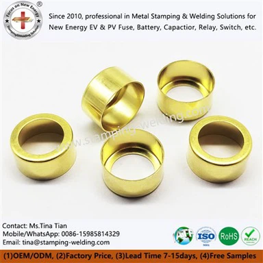 Brass Tube End Cap For Fuse