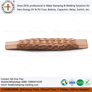 Custom Flexible Braided Copper Busbar