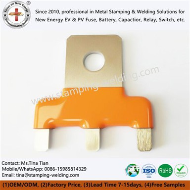 Customize PVC Dipping Tinned Copper Battery Bus Bar