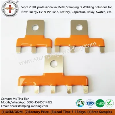 PVC Dipping Copper Flexible Busbar For Battery Pack