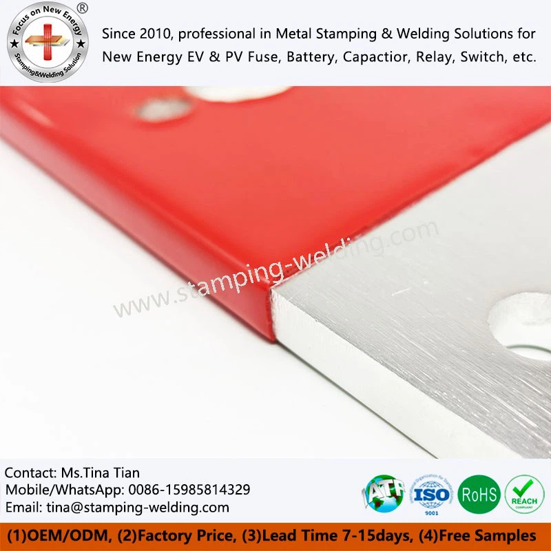 Epoxy powder coat busbar