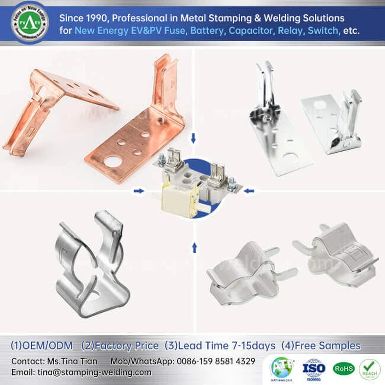 Copper Holder Clip for Fuse Copper Holder Clip for Fuse