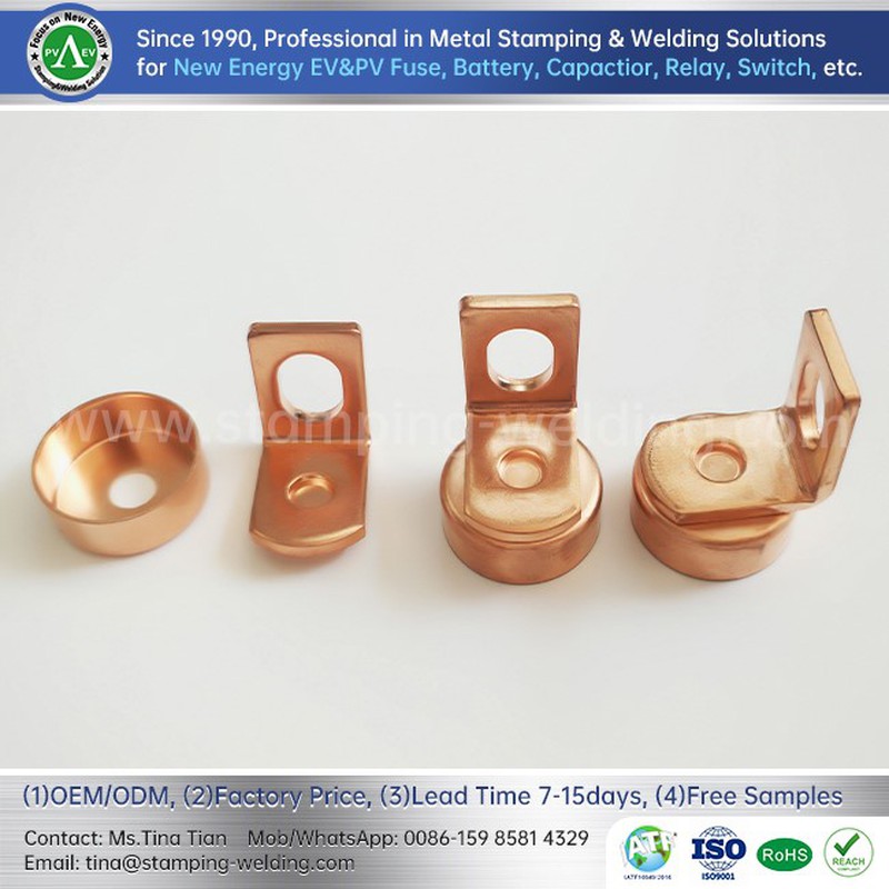 End Copper Cap For PV Fuse End Copper Cap For PV Fuse