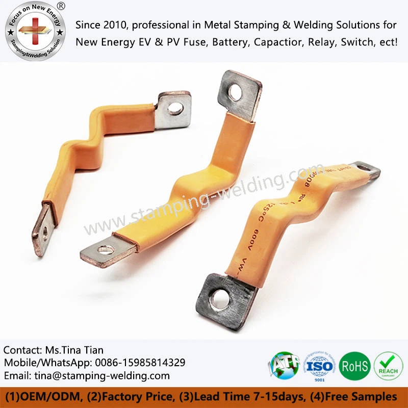 Custom Plastic Dipping Electric Copper Busbar Custom Plastic Dipping Electric Copper Busbar