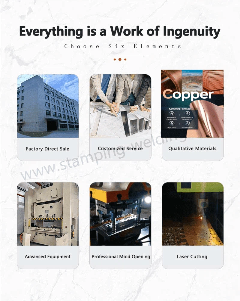 Precision Copper Stamping Parts Customized Services Precision Copper Stamping Parts Customized Services