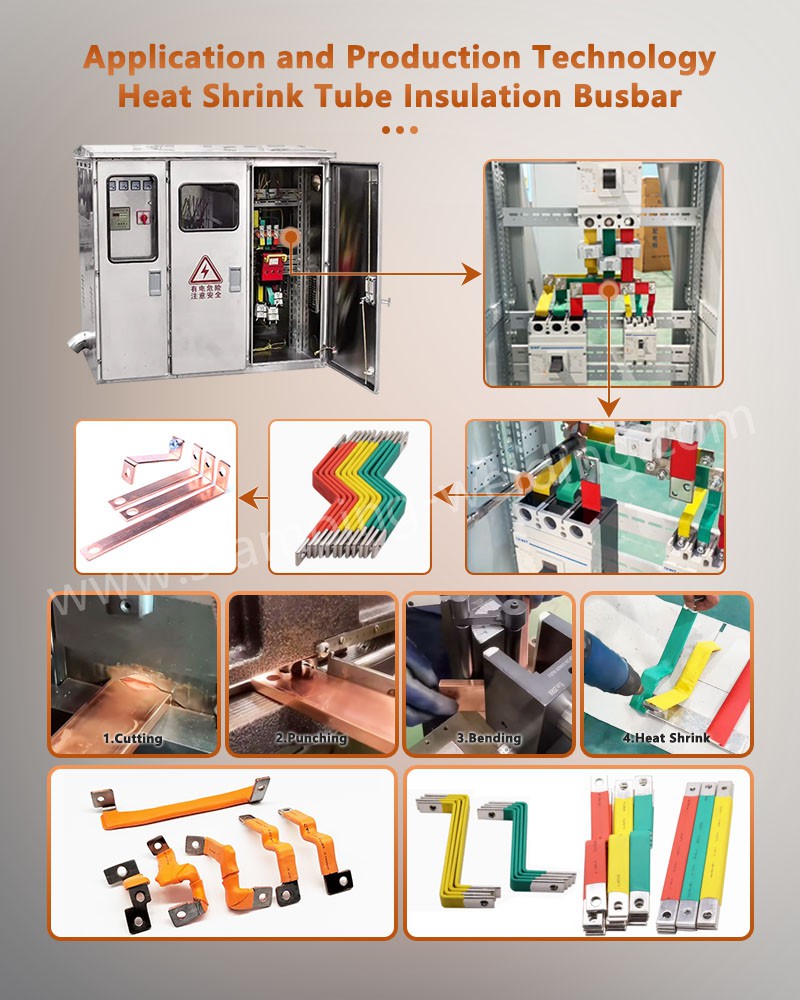 Production Technology Heat Shrink Tube Insulation Busbar Production Technology Heat Shrink Tube Insulation Busbar