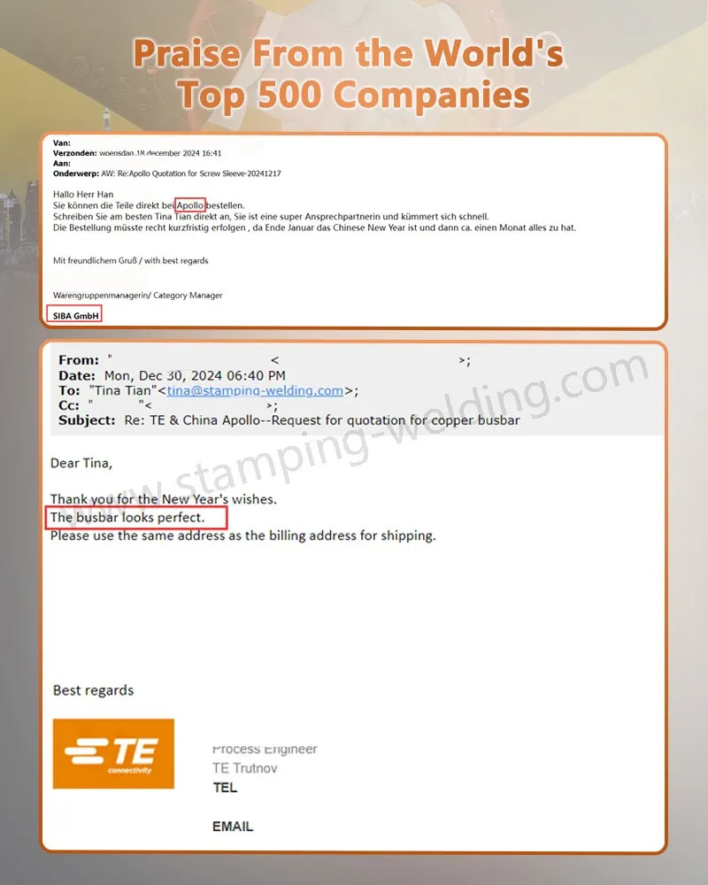 Praise of PP Plastic Insulated Busbar from the worlds top 500 companies Praise of PP Plastic Insulated Busbar from the worlds top 500 companies