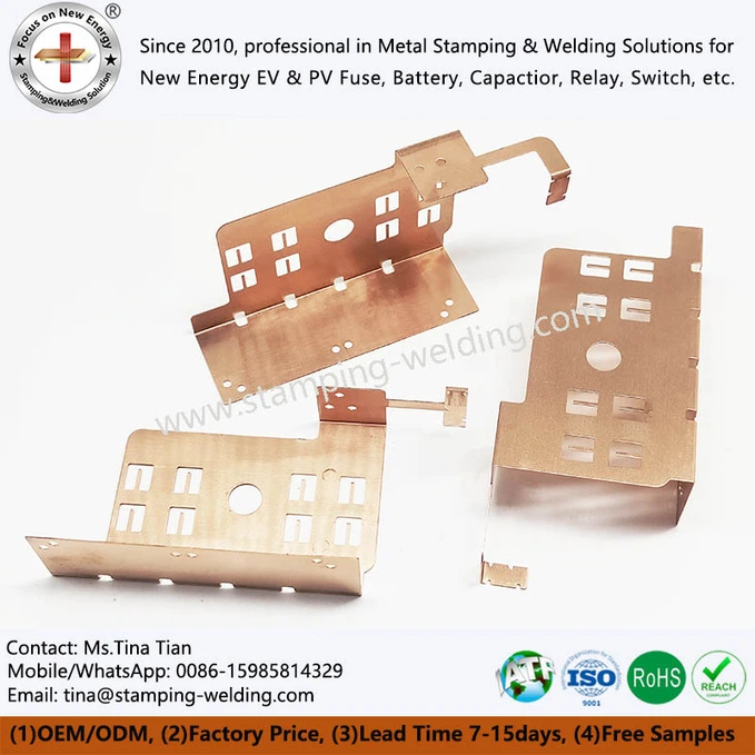 Copper Busbar for DC link EV Film Capacitor Copper Busbar for DC link EV Film Capacitor