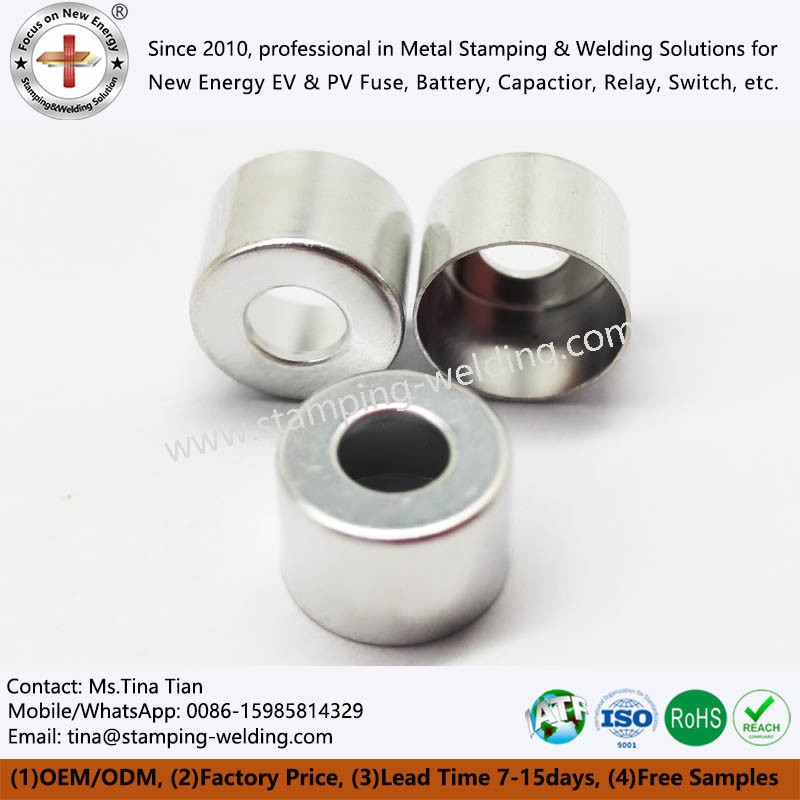 Bright Tin-plated fuse copper cap Bright Tin-plated fuse copper cap